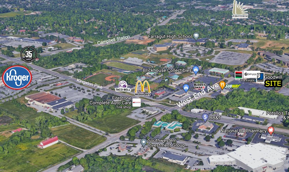The West End Shopping Center : 165 W End Ave, Farragut, TN 37934